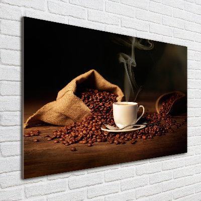 Quadro su vetro Caffè in tazza
