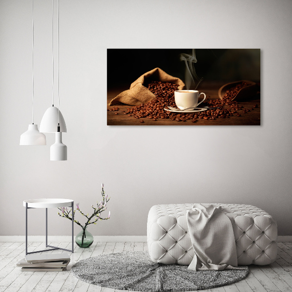 Quadro su vetro Caffè in tazza
