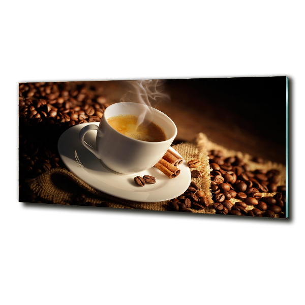Quadro vetro Caffè in tazza