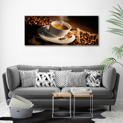 Quadro vetro Caffè in tazza