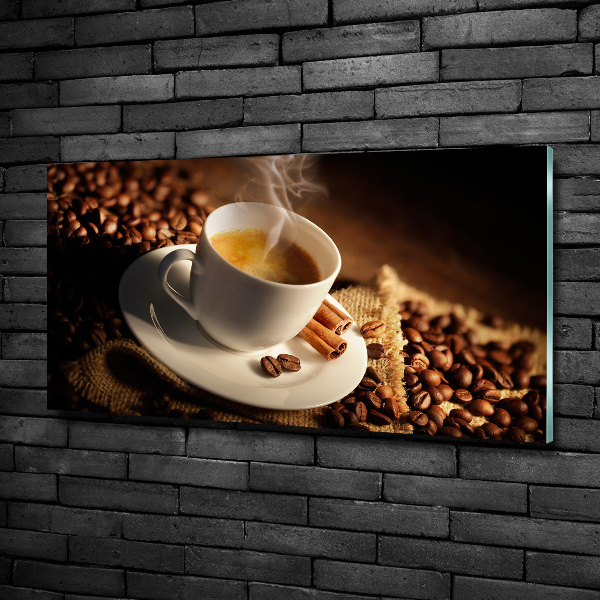 Quadro vetro Caffè in tazza