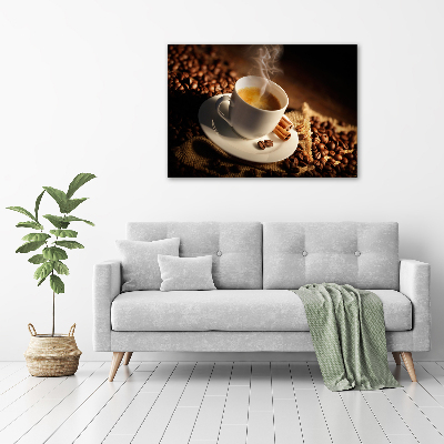 Quadro vetro Caffè in tazza