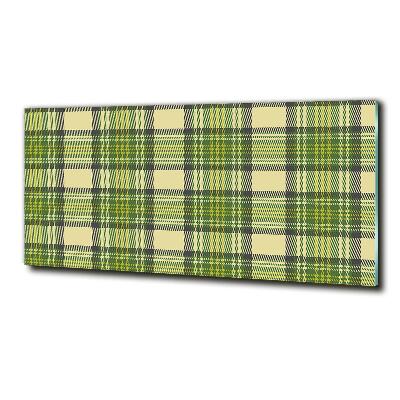 Quadro in vetro A scacchi verdi