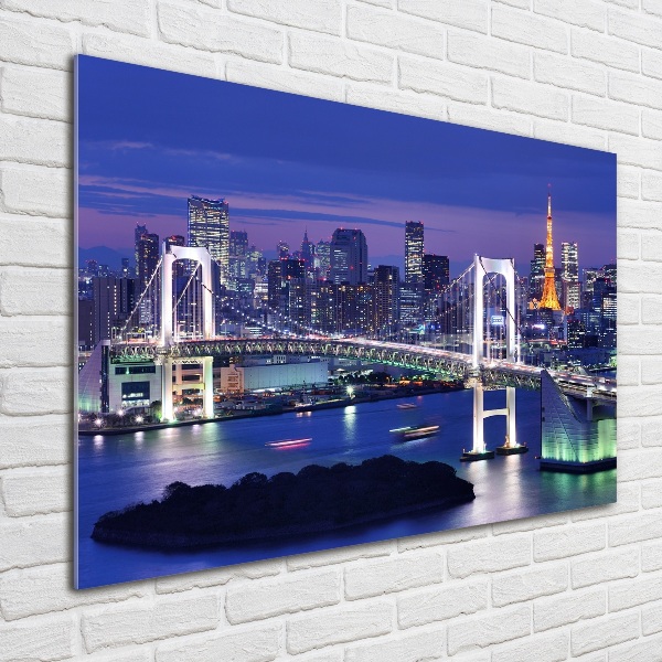 Quadro vetro Ponte di Tokyo