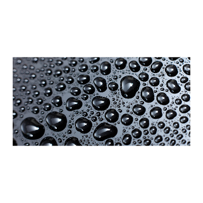 Quadro in verde Gocce d'acqua