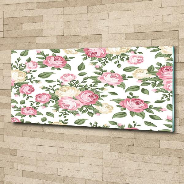 Quadro in vetro Rose