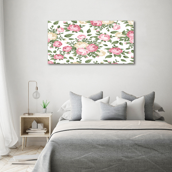 Quadro in vetro Rose