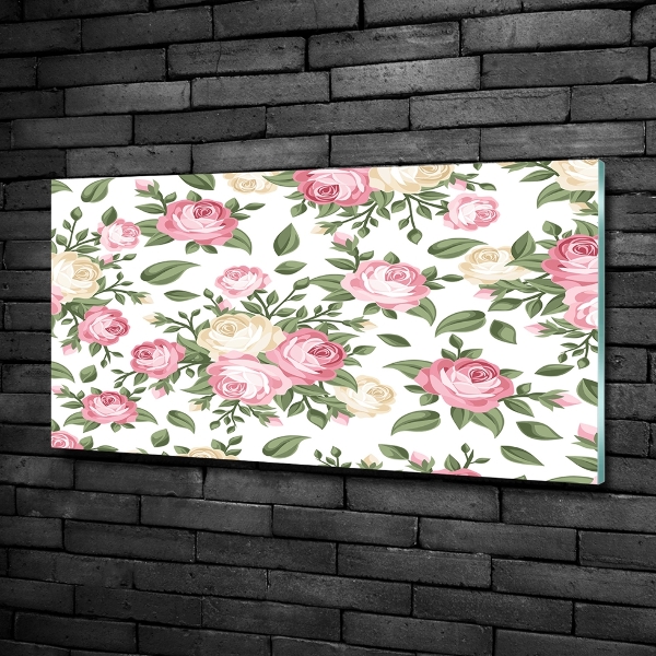 Quadro in vetro Rose