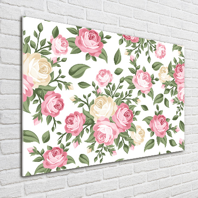 Quadro in vetro Rose
