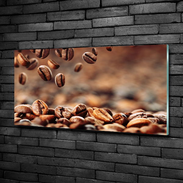 Quadro su vetro Chicchi di caffè