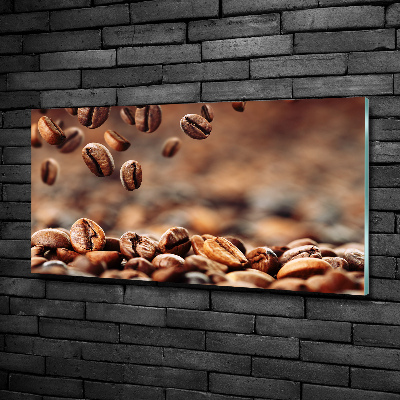 Quadro su vetro Chicchi di caffè