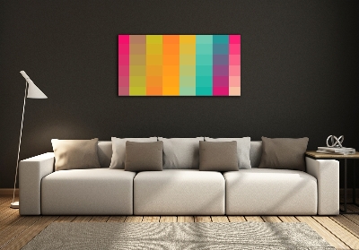 Quadro vetro Quadrati colorati