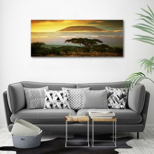 Quadro vetro Kilimanjaro Kenya