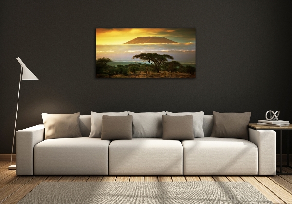 Quadro vetro Kilimanjaro Kenya