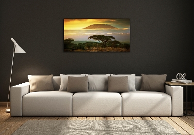 Quadro vetro Kilimanjaro Kenya