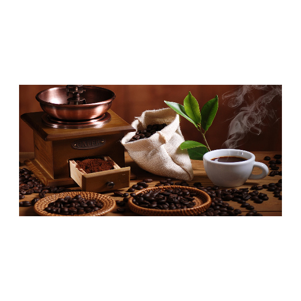 Quadro vetro Una tazza di espresso