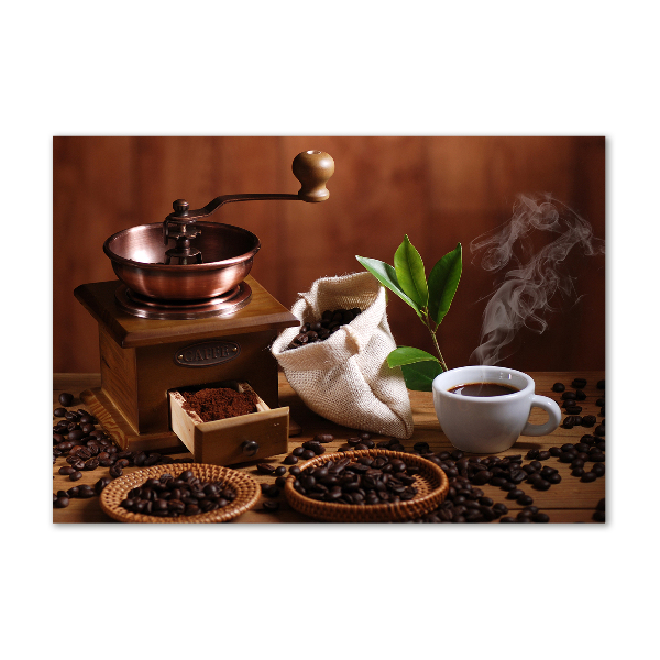 Quadro vetro Una tazza di espresso