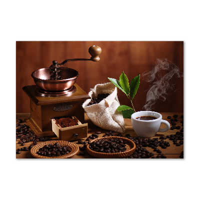 Quadro vetro Una tazza di espresso