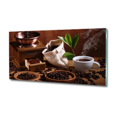 Quadro vetro Una tazza di espresso