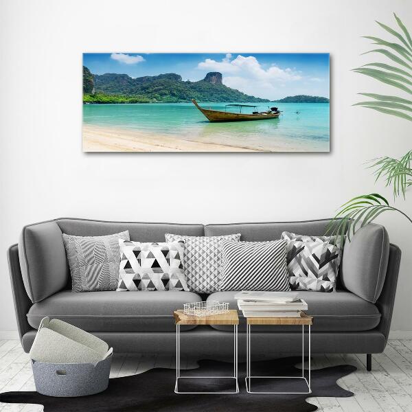 Quadro in verde Barca