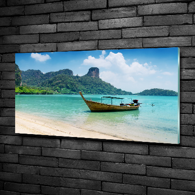 Quadro in verde Barca