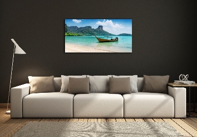 Quadro in verde Barca