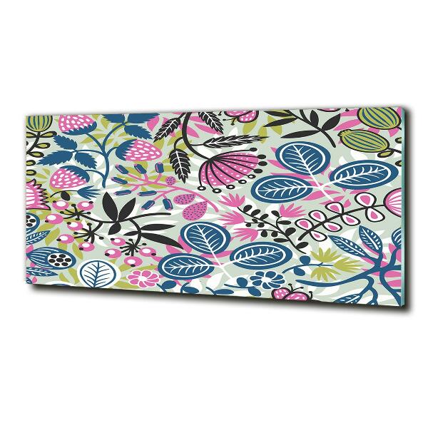 Quadro in verde Motivo floreale