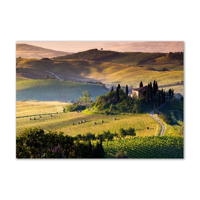 Quadro vetro Toscana, Italia