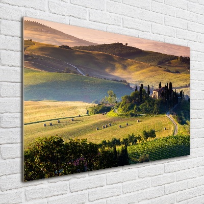 Quadro vetro Toscana, Italia