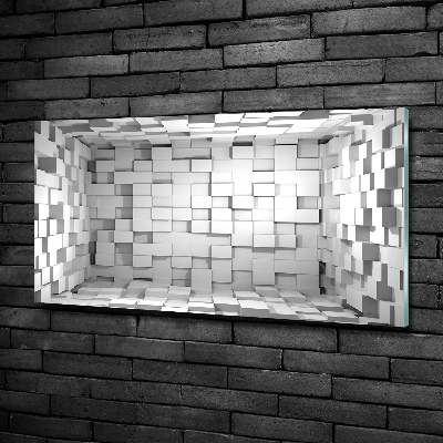 Quadro in vetro Cubi