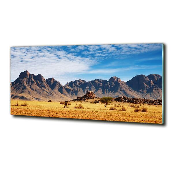 Quadro in verde Rocce in Namibia