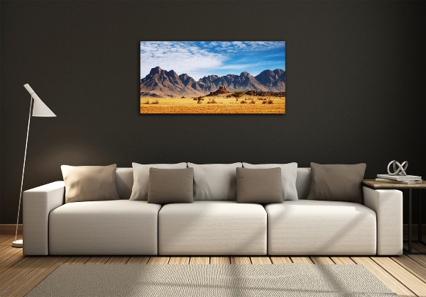 Quadro in verde Rocce in Namibia