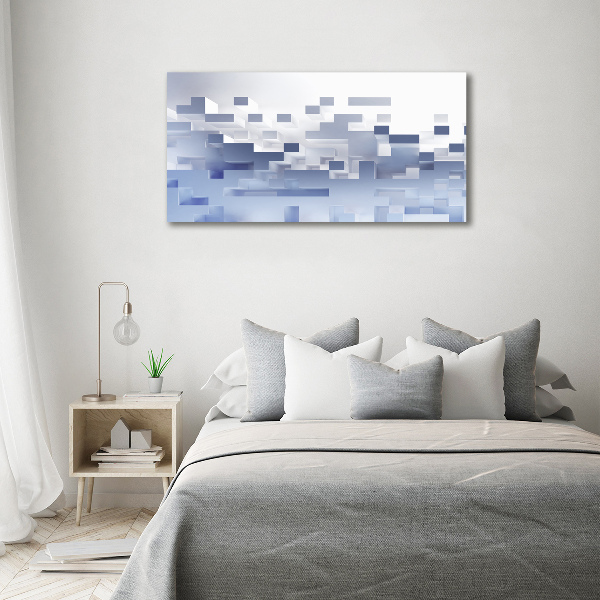 Quadro su vetro Astrazione cubica