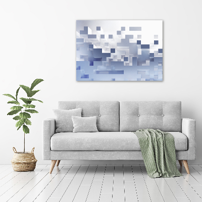 Quadro su vetro Astrazione cubica