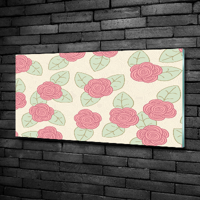 Quadro vetro Rose