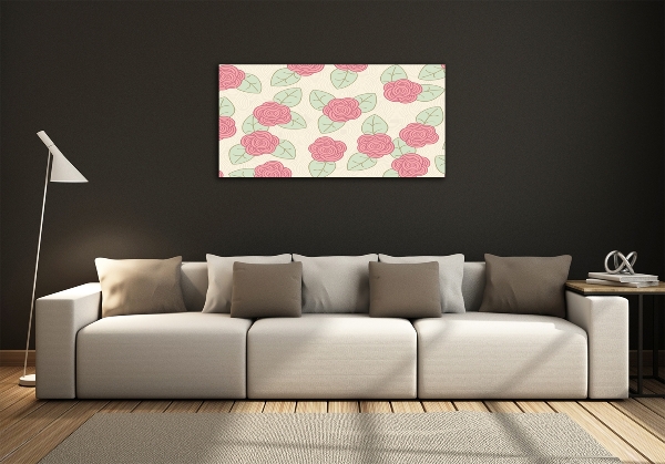 Quadro vetro Rose