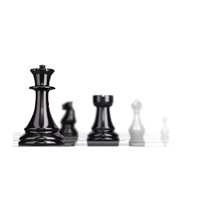 Quadro su vetro Uomo degli scacchi