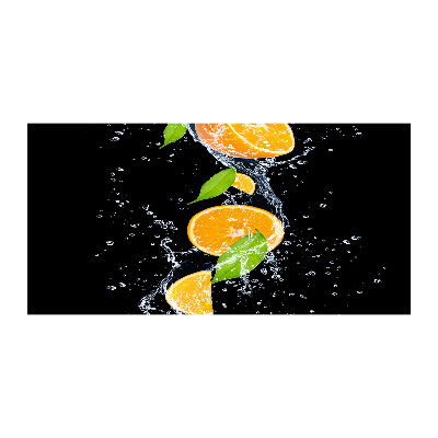 Quadro su vetro Arance e acqua