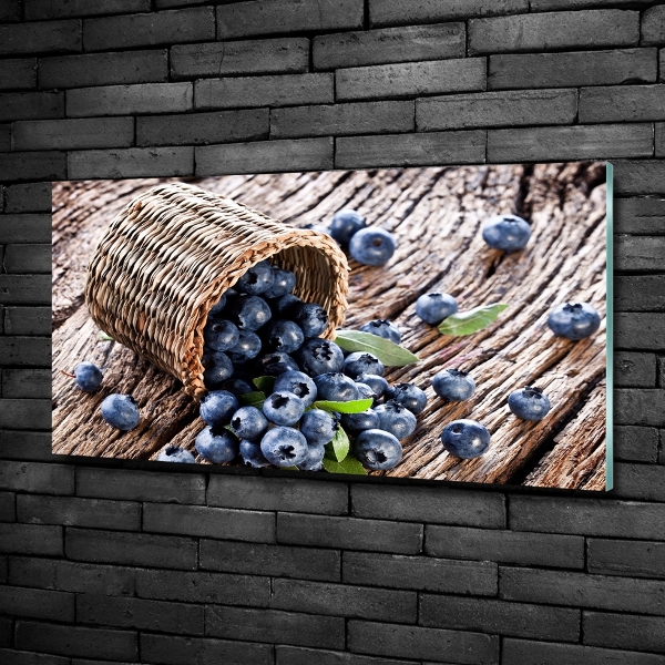 Quadro in verde Bacche in un cestino