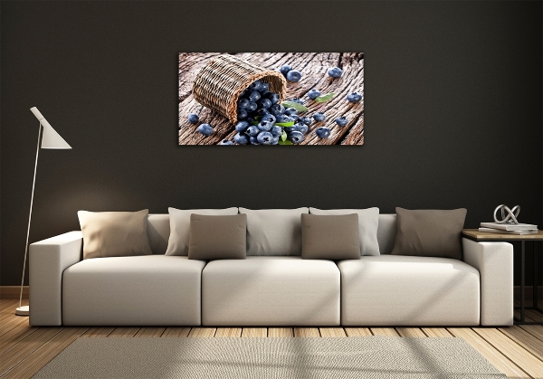 Quadro in verde Bacche in un cestino