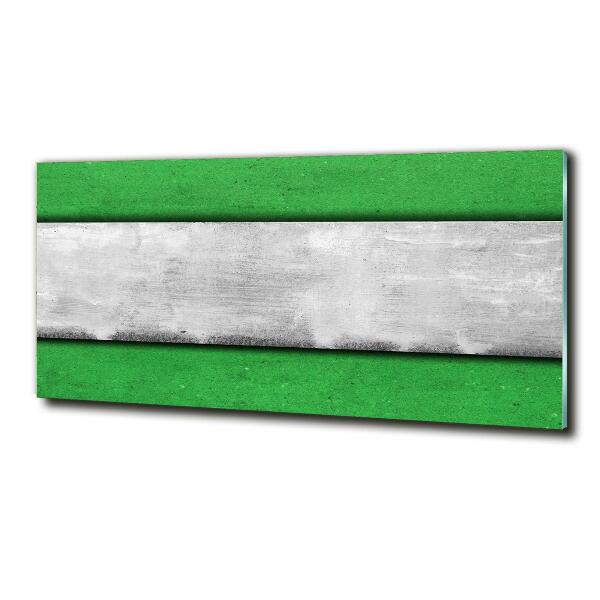 Quadro in verde Parete verde