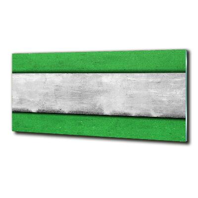 Quadro in verde Parete verde