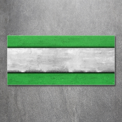 Quadro in verde Parete verde