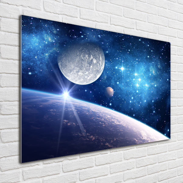 Quadro su vetro Luna