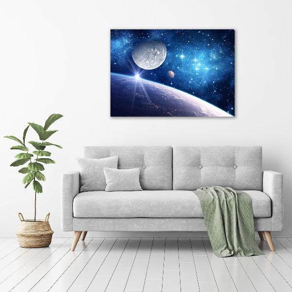 Quadro su vetro Luna