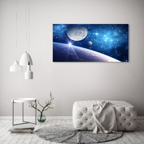 Quadro su vetro Luna