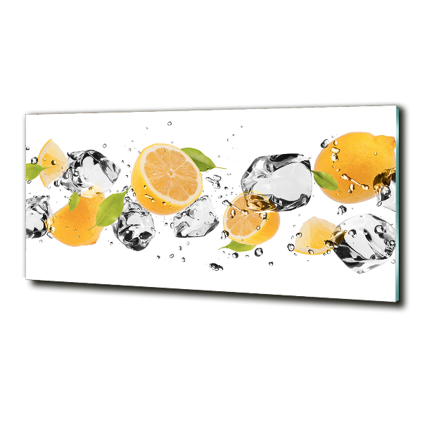 Quadro su vetro Limone e acqua