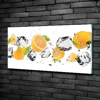 Quadro su vetro Limone e acqua
