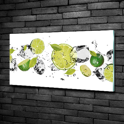 Quadro su vetro Calce e acqua