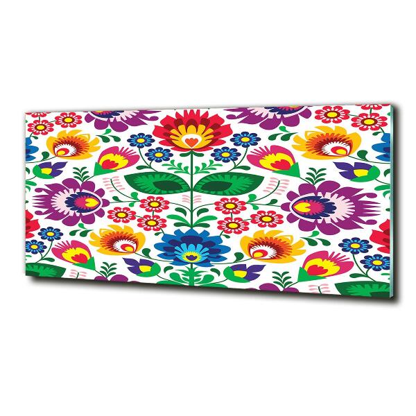 Quadro su vetro Modello etnico